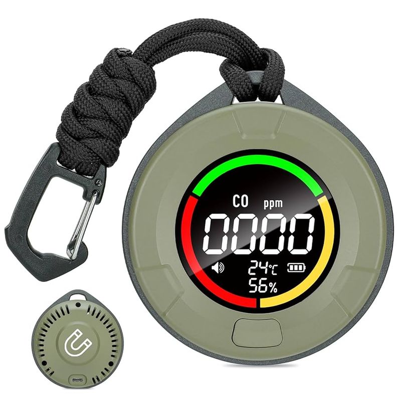 Portable Carbon Monoxide Detector (Travel-Size)