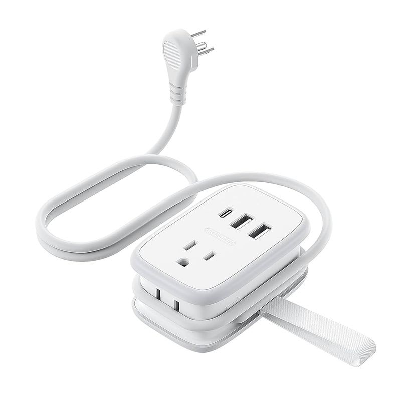 Travel Power Strip (Compact, USB-C)