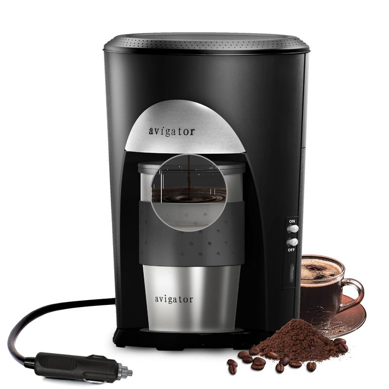 Avigator 12V Car Coffee Maker: Road Trip Essential