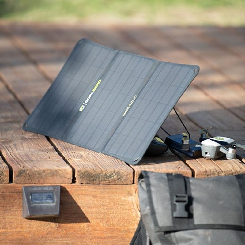 Folding Solar Panel: Goal Zero Nomad 20