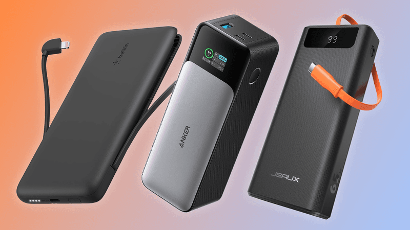 High-Capacity Power Bank (so your phone is alive when you need it)