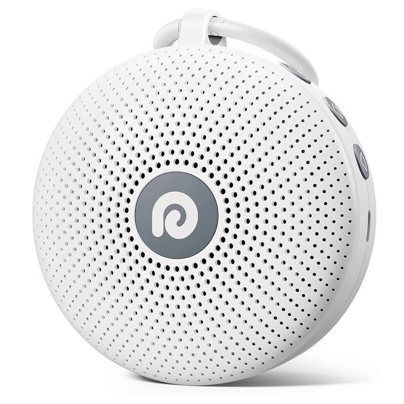Portable white-noise machine (Yogasleep Hushh; alt: Hatch Rest Go)