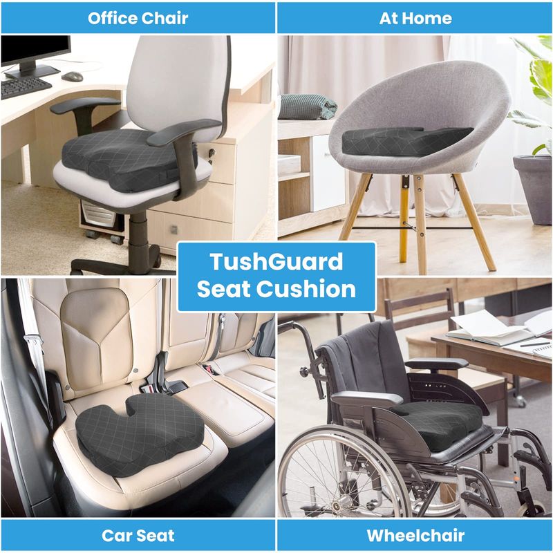 TushGuard Memory Foam Cushion — Most Portable & Versatile