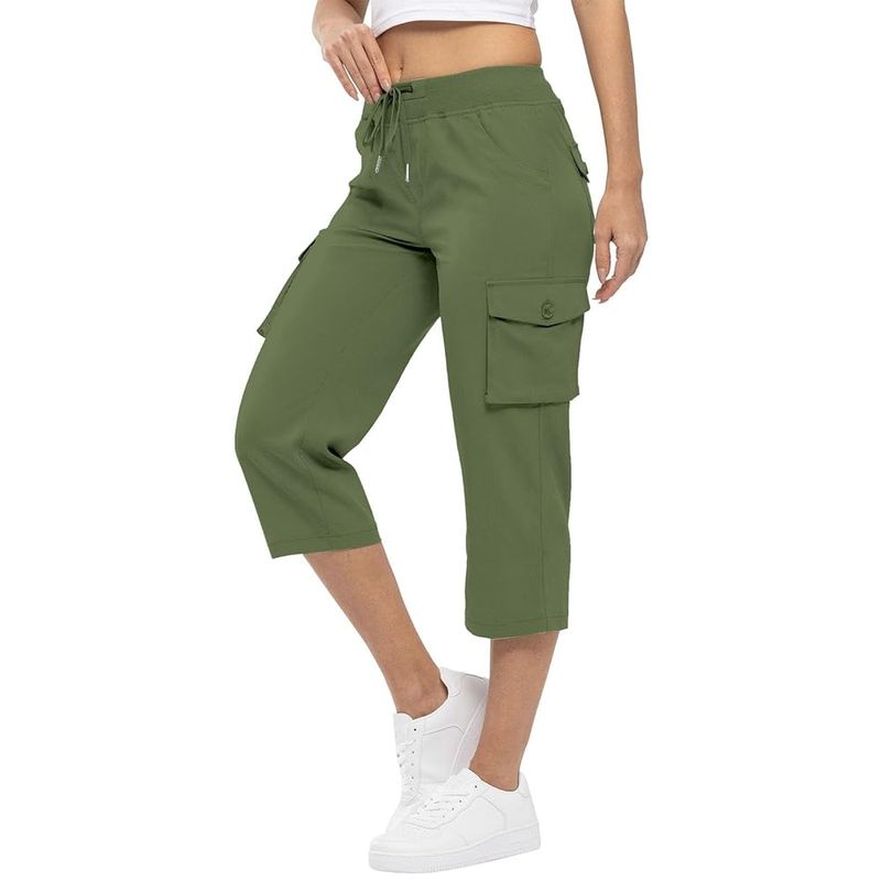 TBMPOY Women's Cargo Capris: Roomy Comfort Champions