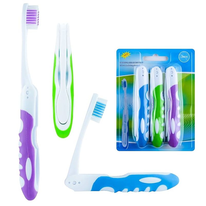 Foldable Manual Travel Toothbrushes