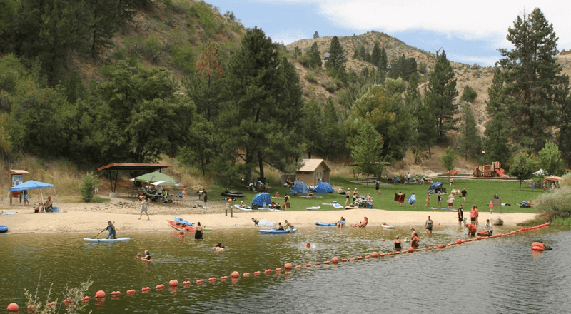 Lakeside Day at a U.S. Army Corps of Engineers Recreation Area