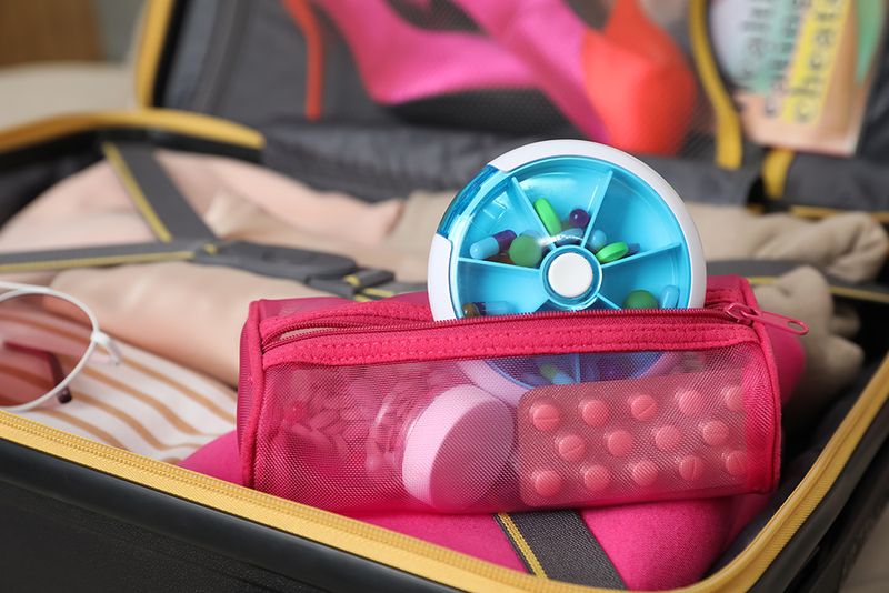Burying Medications in Checked Luggage