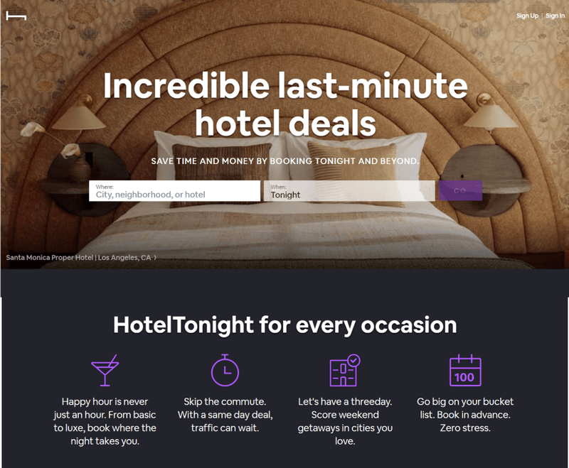 HotelTonight (Airbnb)