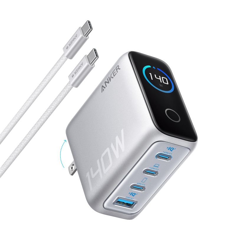 Anker Charger 140W, 4-Port, PD 3.1