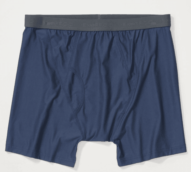 Cotton underwear → Moisture-wicking (merino or technical) underwear