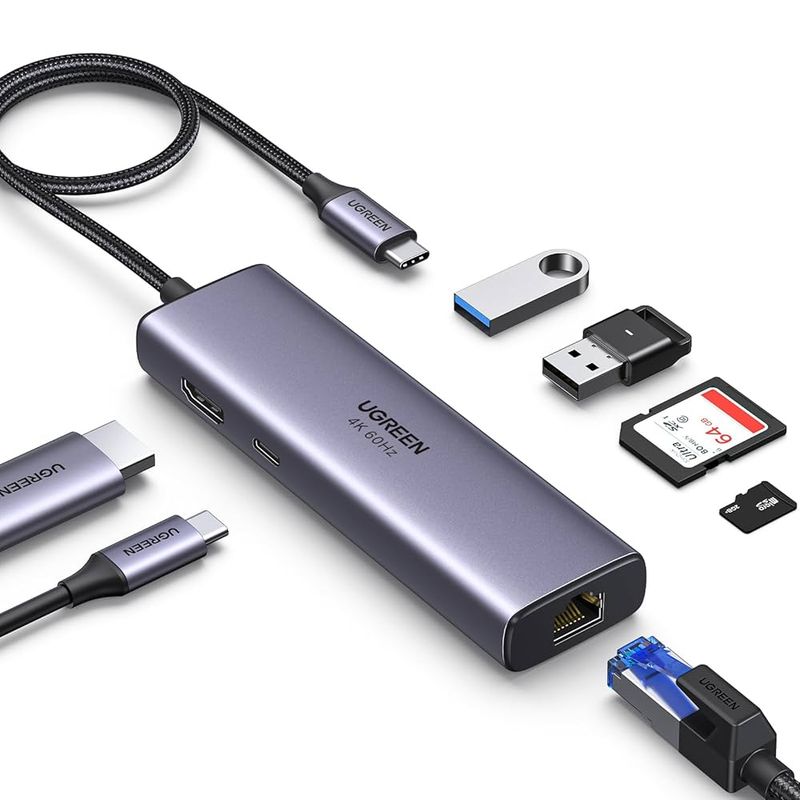 USB-C Hub/Dongle for Laptops & Tablets