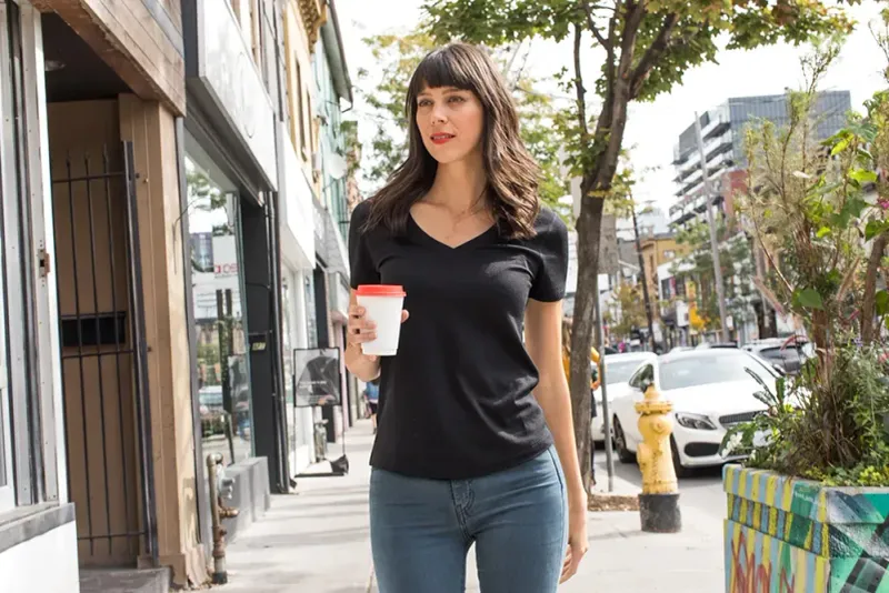 Unbound Merino V-Neck: Odor-Resistant Magic