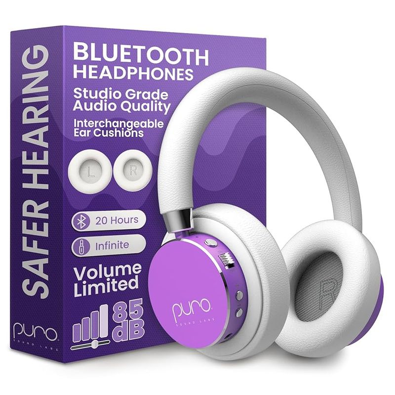 Puro Sound Labs BT2200s (volume-limited kids headphones)