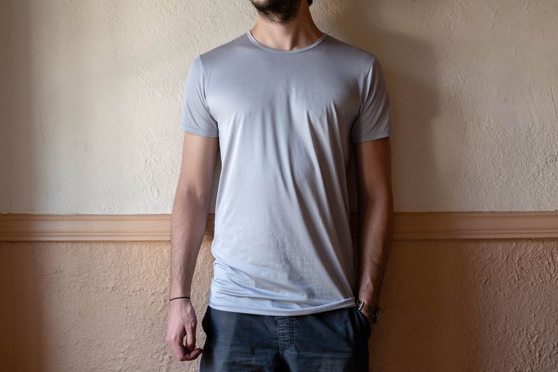Quick-Dry Tee: UNIQLO AIRism Cotton T-Shirt — $14.90
