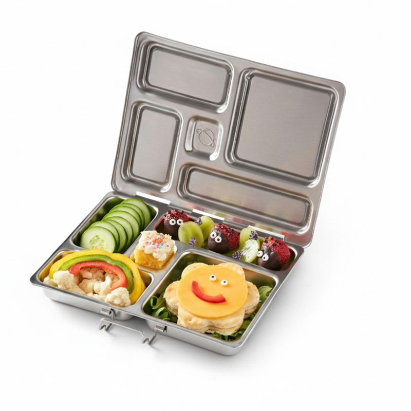 PlanetBox Rover (Stainless Steel, 5 Compartments)