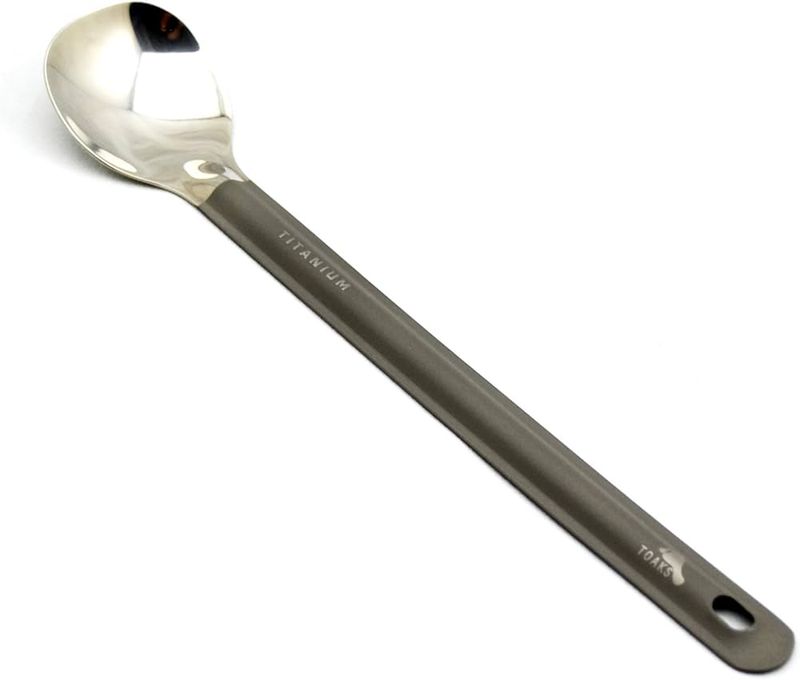 Toaks Titanium Long Handle Spoon – Polished