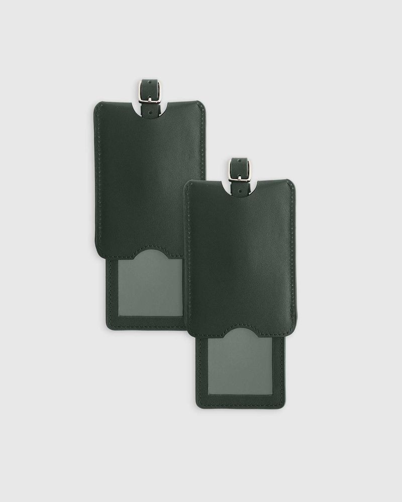 Nappa Leather Luggage Tag (Two-Pack) — ~$30
