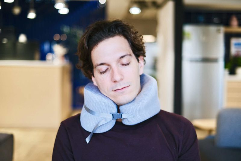 Cushion Lab Ergonomic Travel Pillow