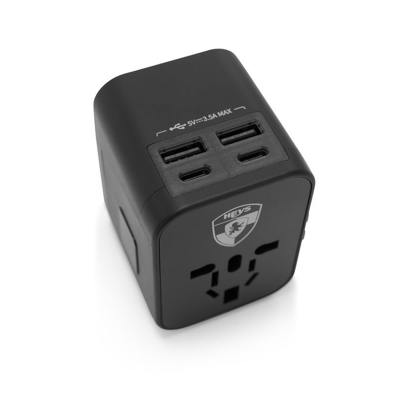 BEST ADAPTER: Heys All-in-One Super Elite Travel Adapter with USB
