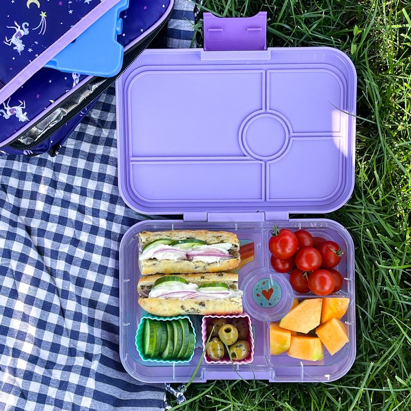 Yumbox Tapas (4-Compartment, Silicone-Sealed Lid)