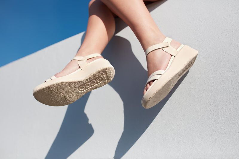Ecco Flowt Wedge Sandals
