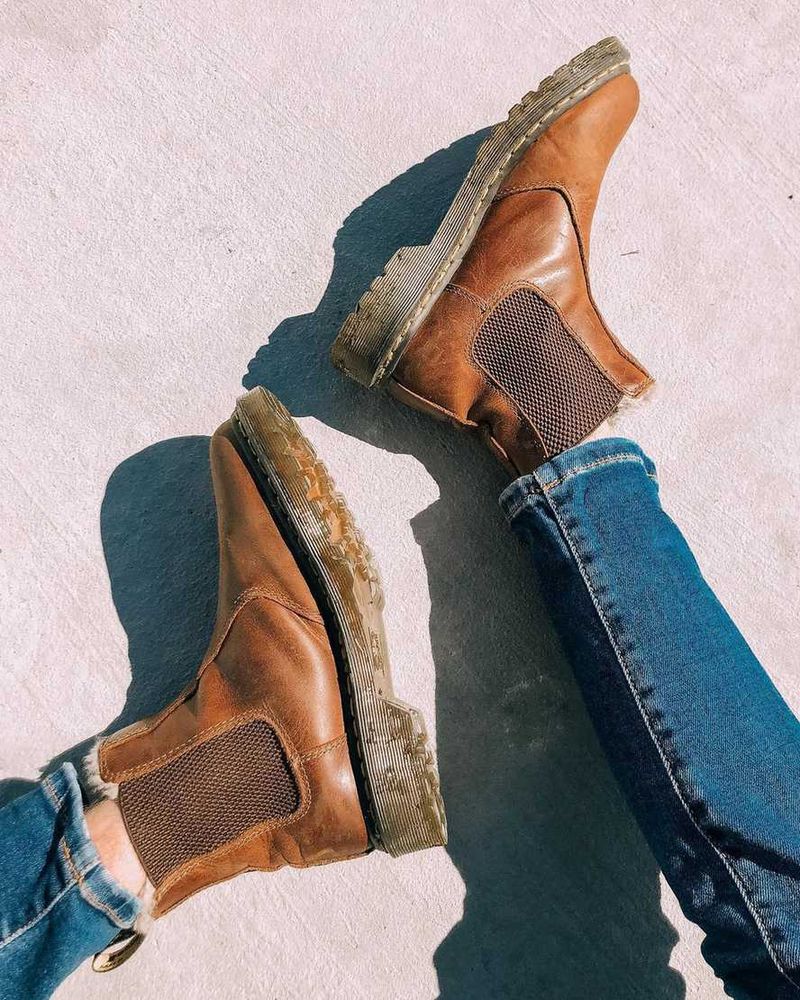 Chelsea boots (Dr. Martens 2976 Leonore, Ariat Wexford, Thursday Duchess) — dressy weather fighters
