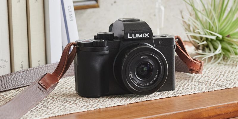 Panasonic Lumix G100 (Micro Four Thirds mirrorless) — 352 g with battery