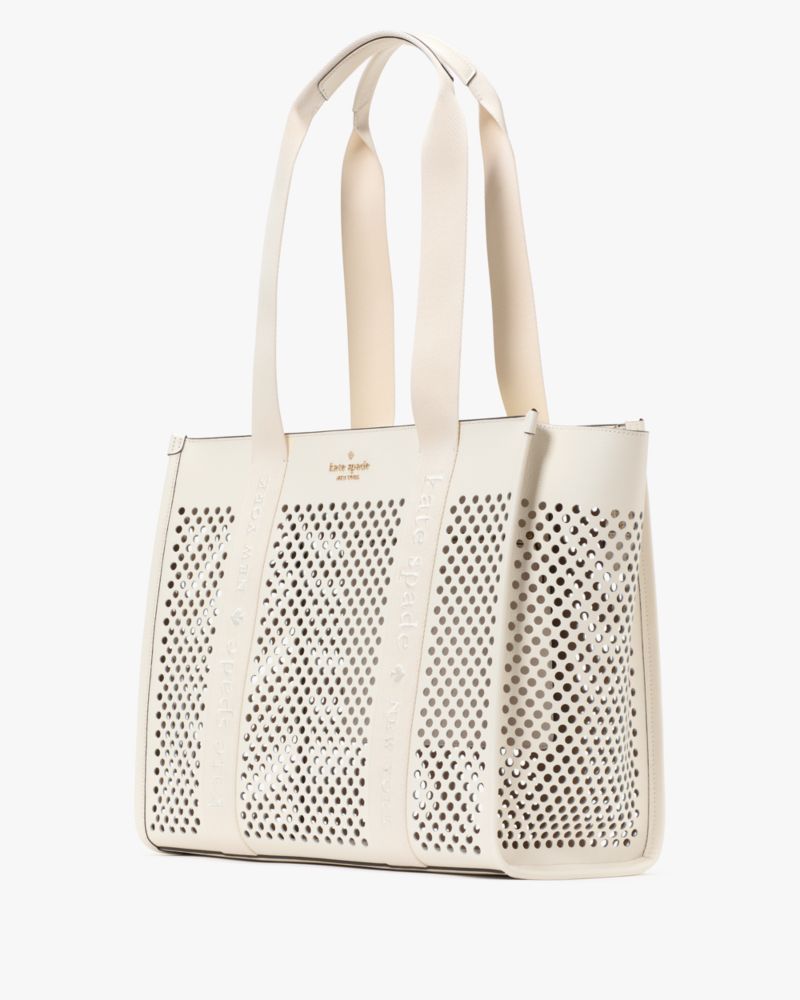Kate Spade Kip Perforated Leather Tote