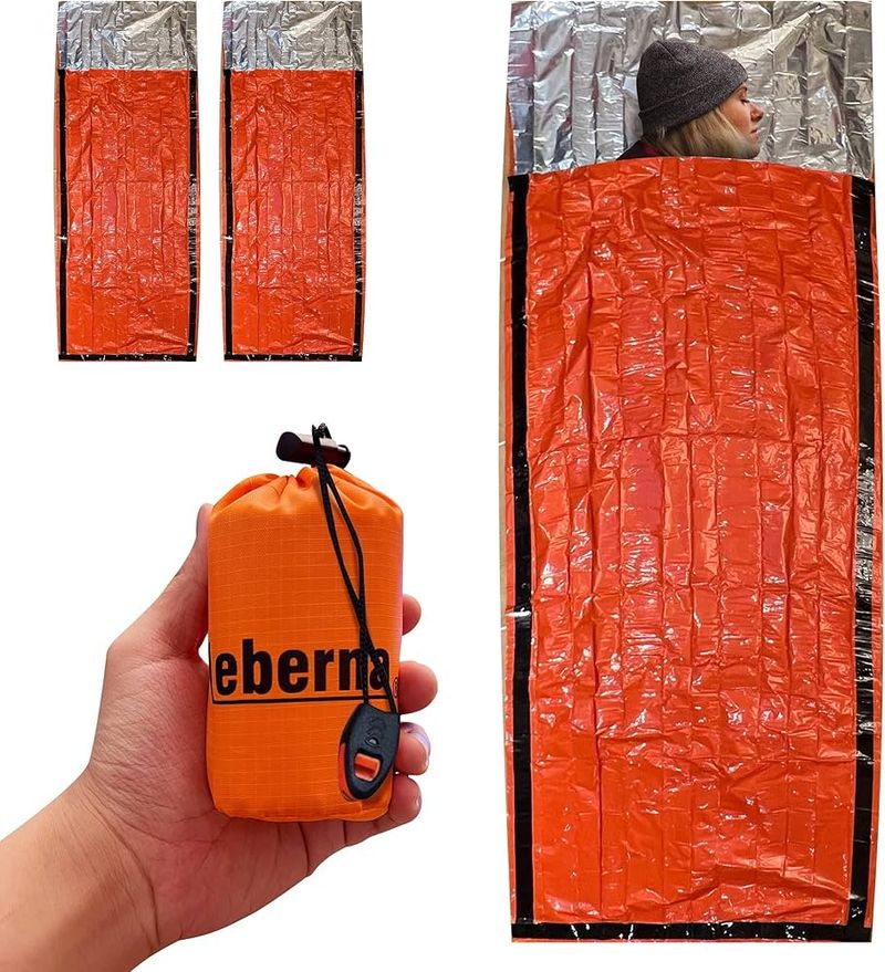 Lightweight Emergency Blanket or Heat-Reflective Bivvy
