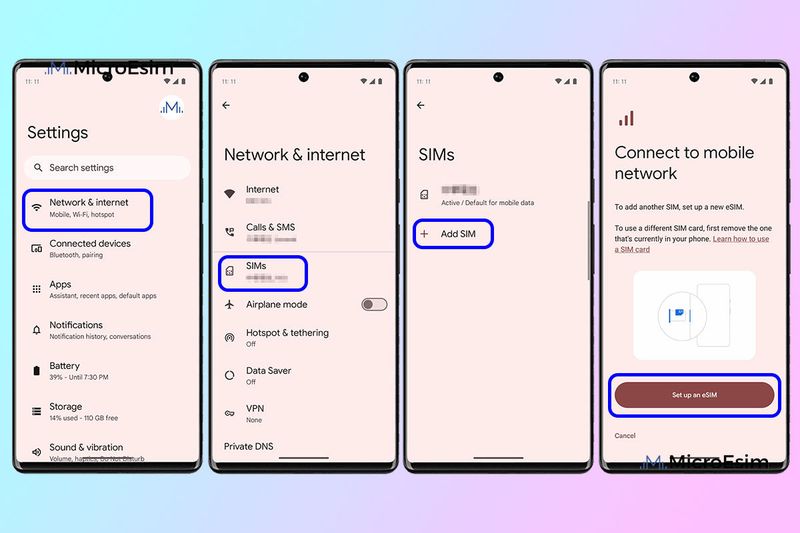 Use an eSIM for cheap data abroad