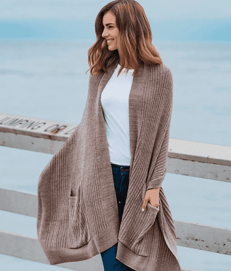 Barefoot Dreams CozyChic Travel Shawl