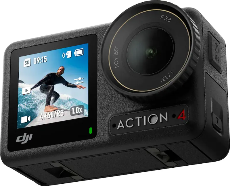 DJI Osmo Action 4 (action cam, low-light ace)