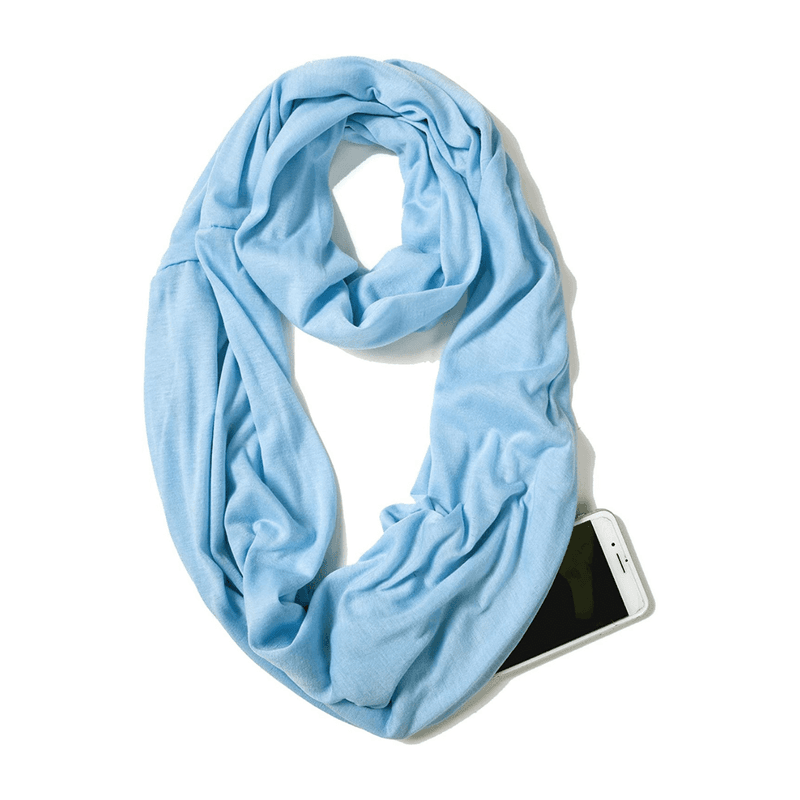 Elzama Infinity Loop Scarf with Hidden Pocket