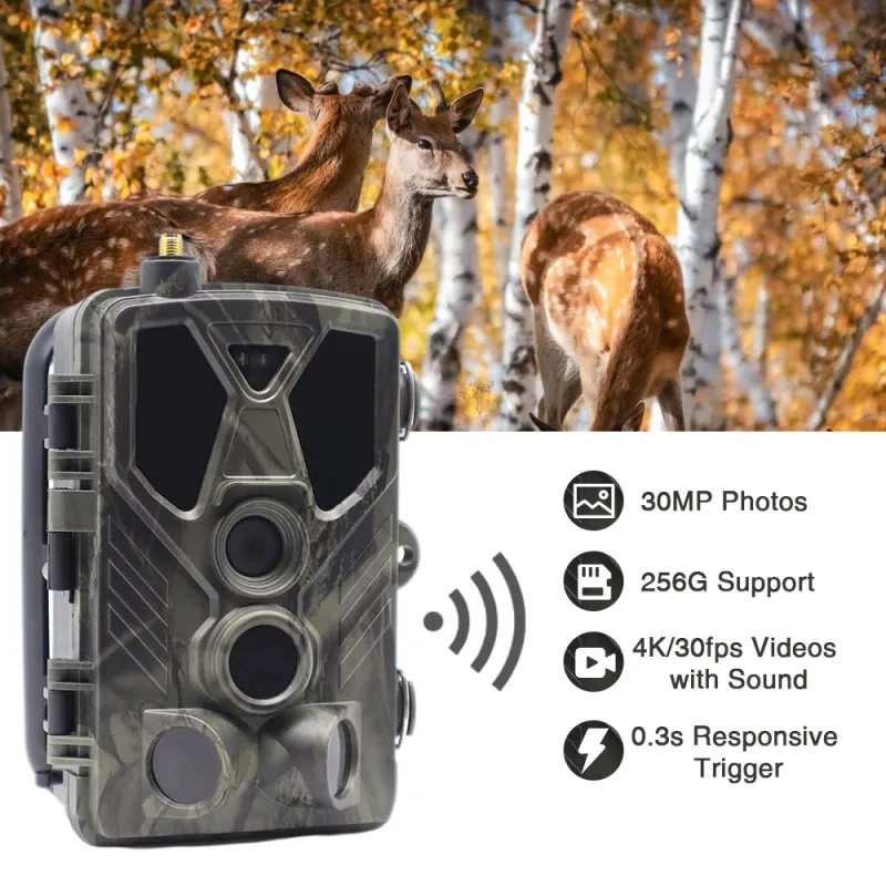 Voice-Activated Trail Camera with Motion Alerts