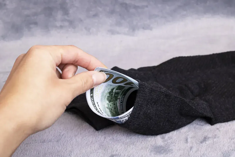 Inside a Sock in the Middle of Your Laundry