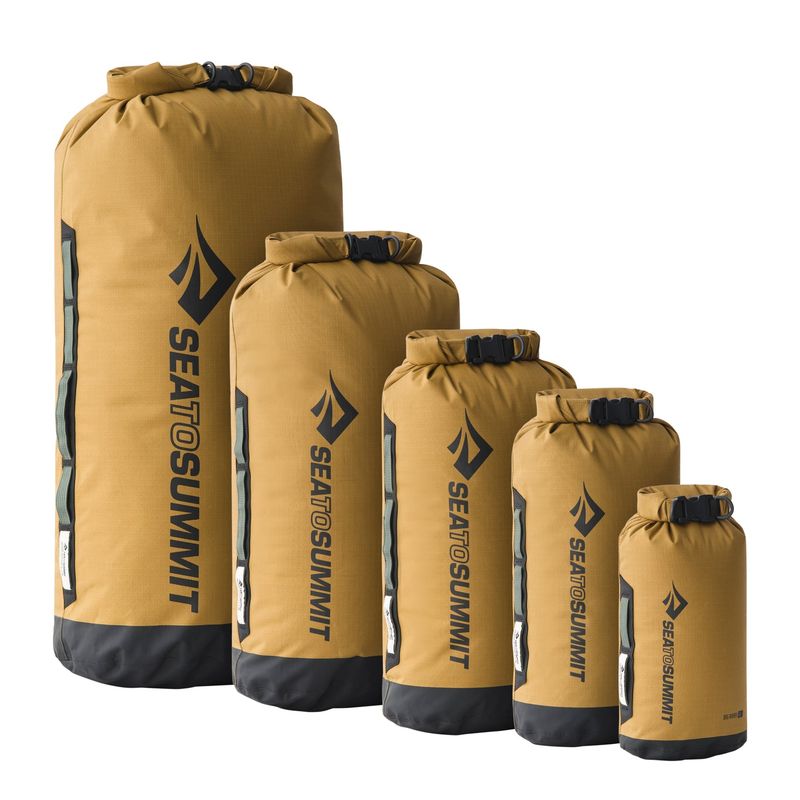 Sea to Summit Big River Dry Bag (5–65L) — Durable, lash-friendly roll-top