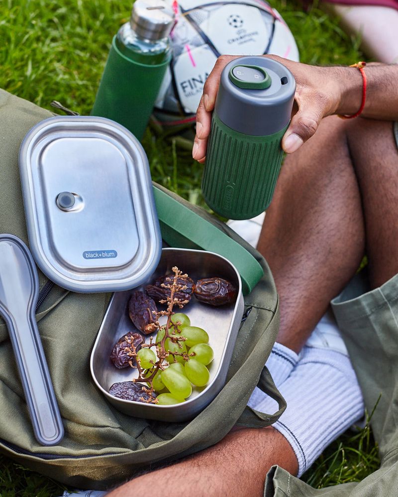 Black+Blum Stainless Steel Lunch Box (Leak-Proof, Oven/Freezer-Safe)