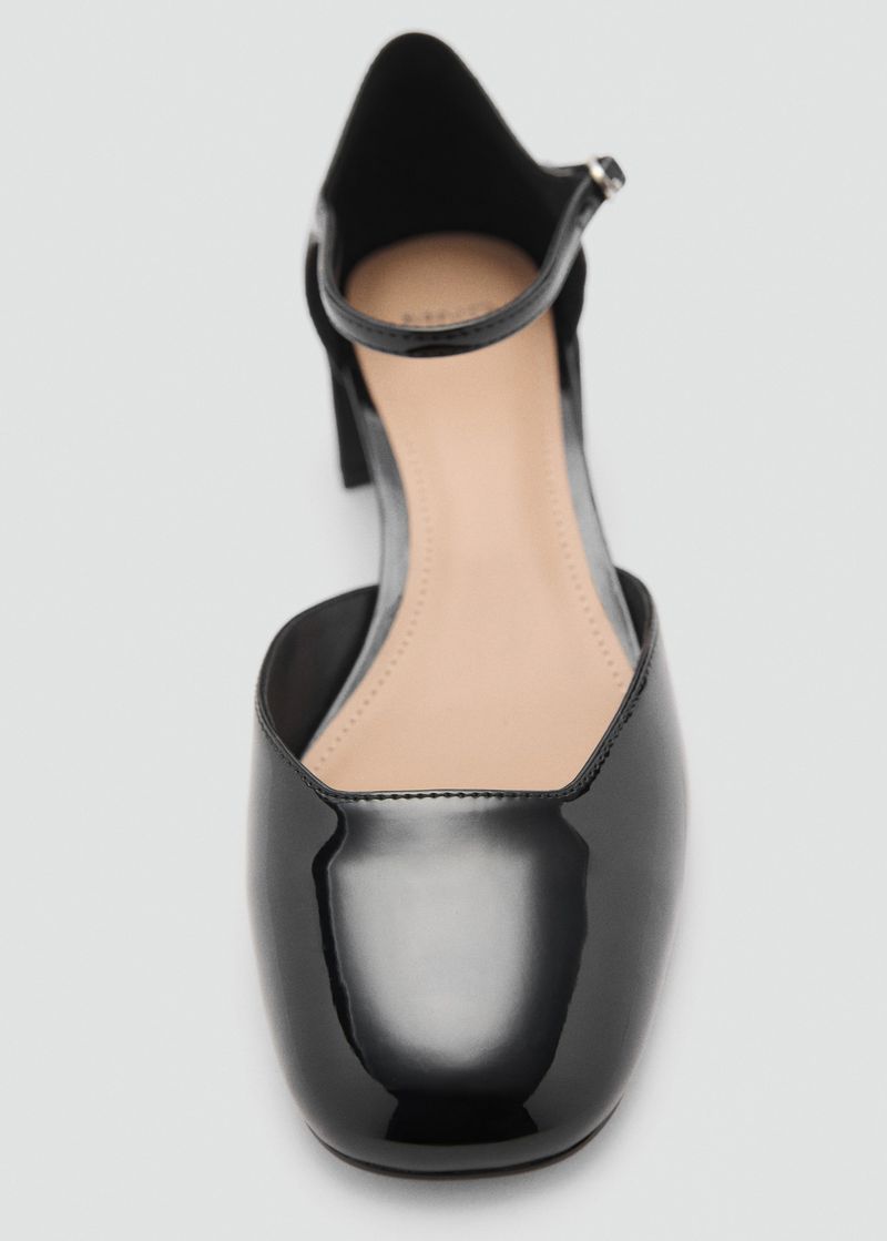 MANGO Patent Heeled Shoes – Under $100 Patent Finish Meets Fall Trends