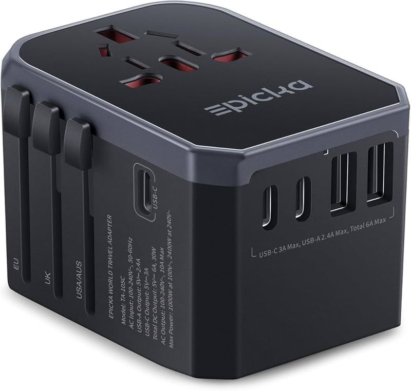 Universal Travel Adapter (Epicka TA-105)