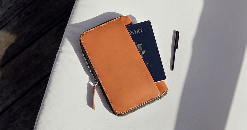 RFID-Blocking Passport Wallet