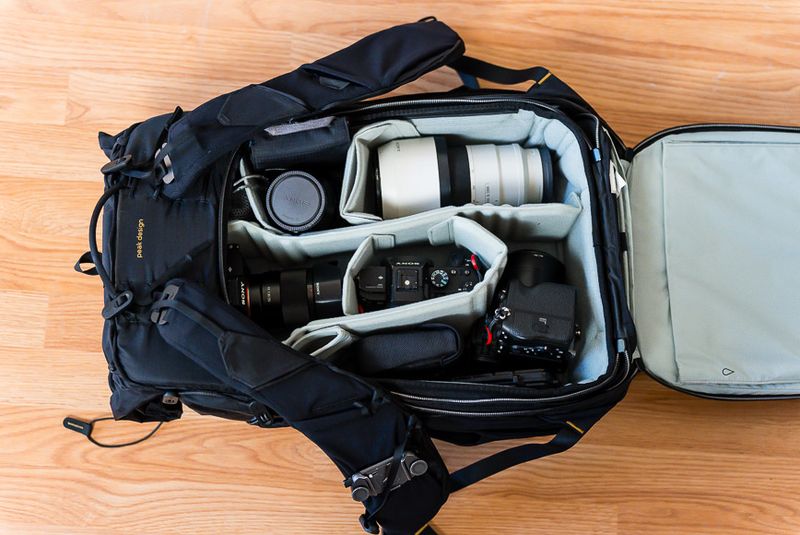Water-Resistant Camera Backpack
