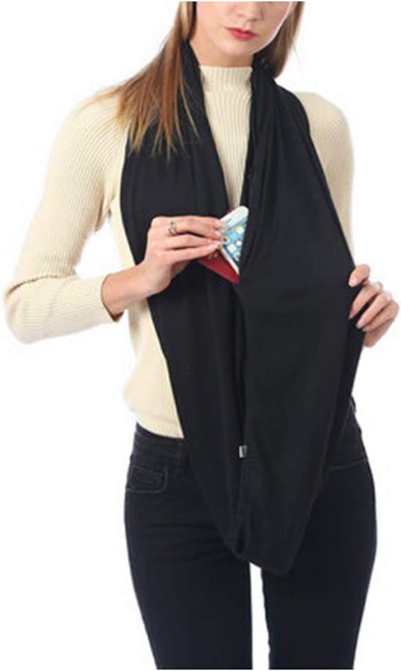 MeiPing Zipper Infinity Scarf