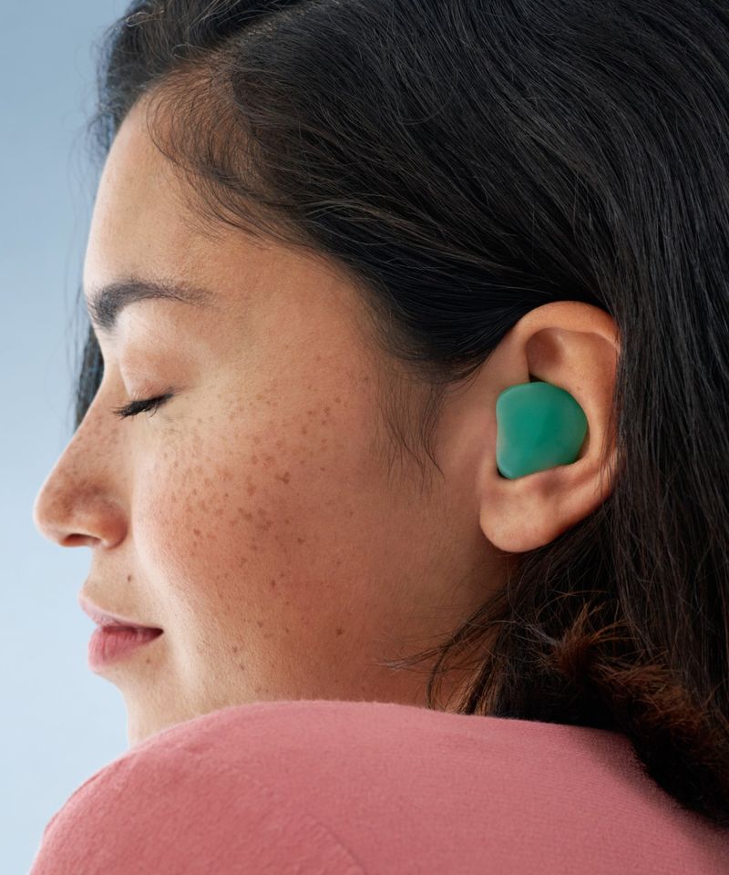 Lightweight earplugs (foam or silicone)