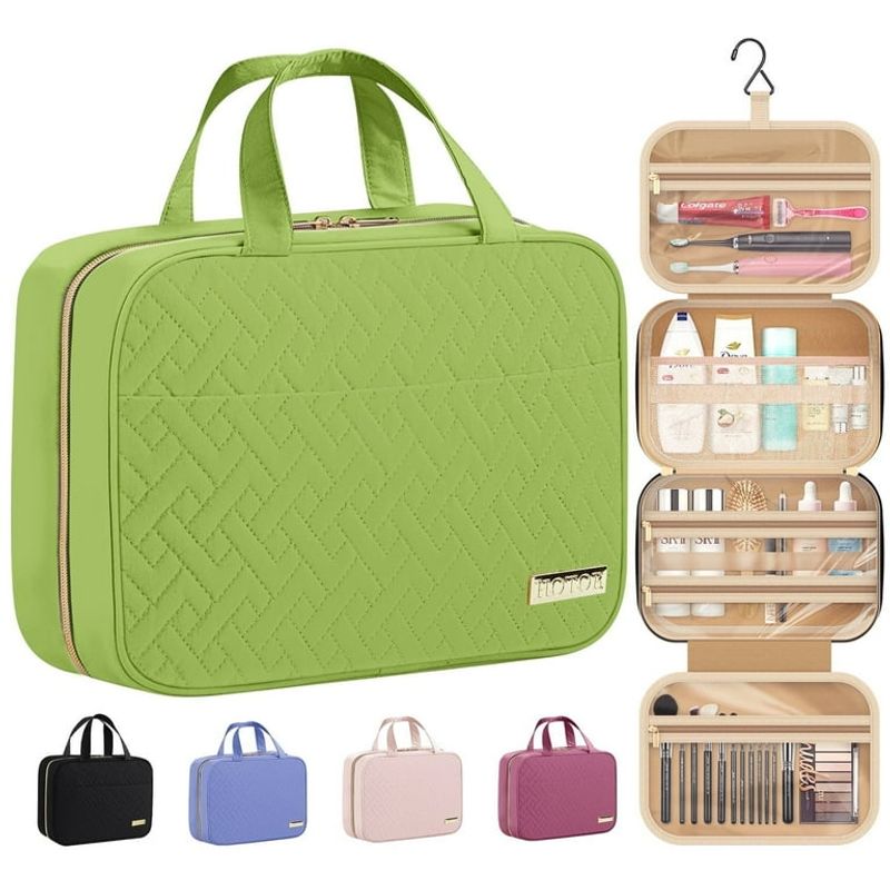 Leak-proof Travel Toiletry Bag with Hanging Hook