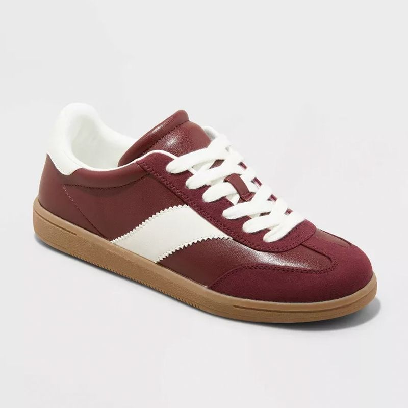 Universal Thread Burgundy Fashion Sneakers – This Season's Best Color Trend