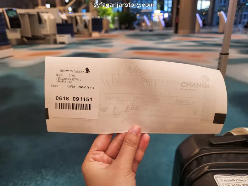 Keep the Claim Check/Receipt Handy