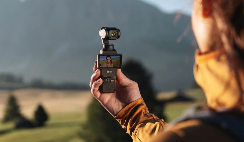 DJI Osmo Pocket 3 — featherweight gimbal stabilization