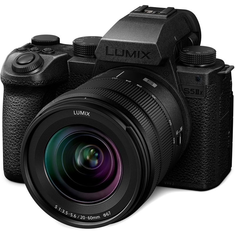 Panasonic Lumix S5 IIX — Same sensor/dual-native ISO concept with creator-focused video options