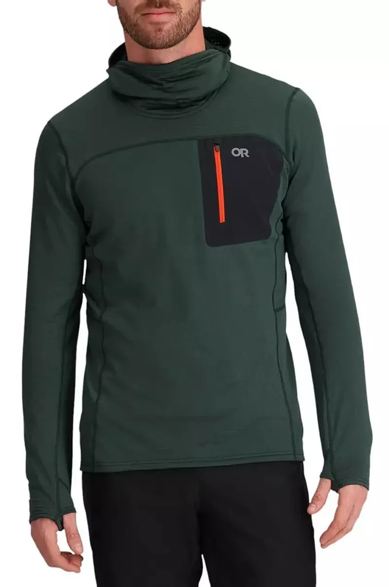 Outdoor Research Vigor Grid Fleece Pullover Hoodie - best budget technical grid fleece