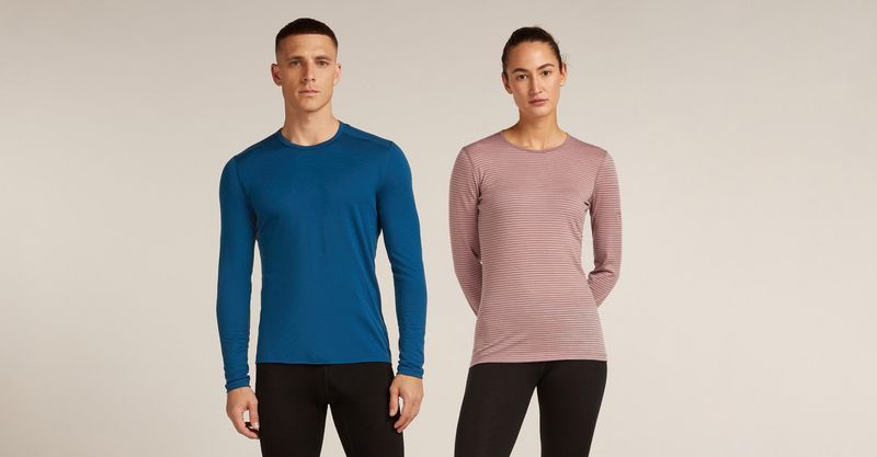 Icebreaker Apex Crew Merino Wool Base Layer